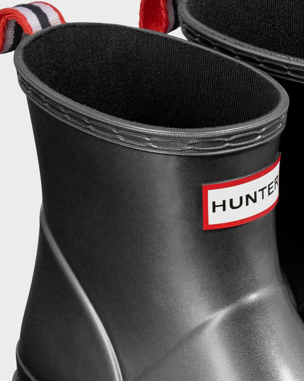 Women Hunter Original Short Pearlized Rain | Play Boots Black | NZ-35786-UNIF